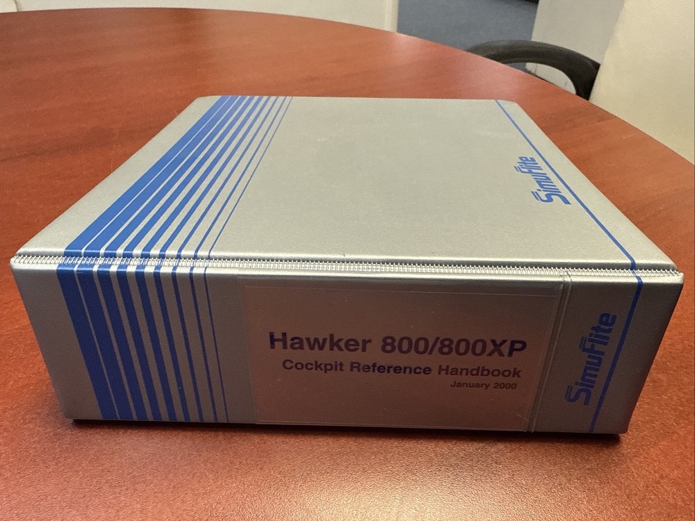 Hawker 800/800XP Simuflite Cockpit Reference Handbook 2000 Original