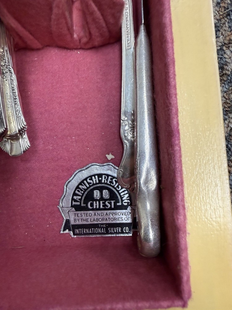 Silver Flatware Set Antique