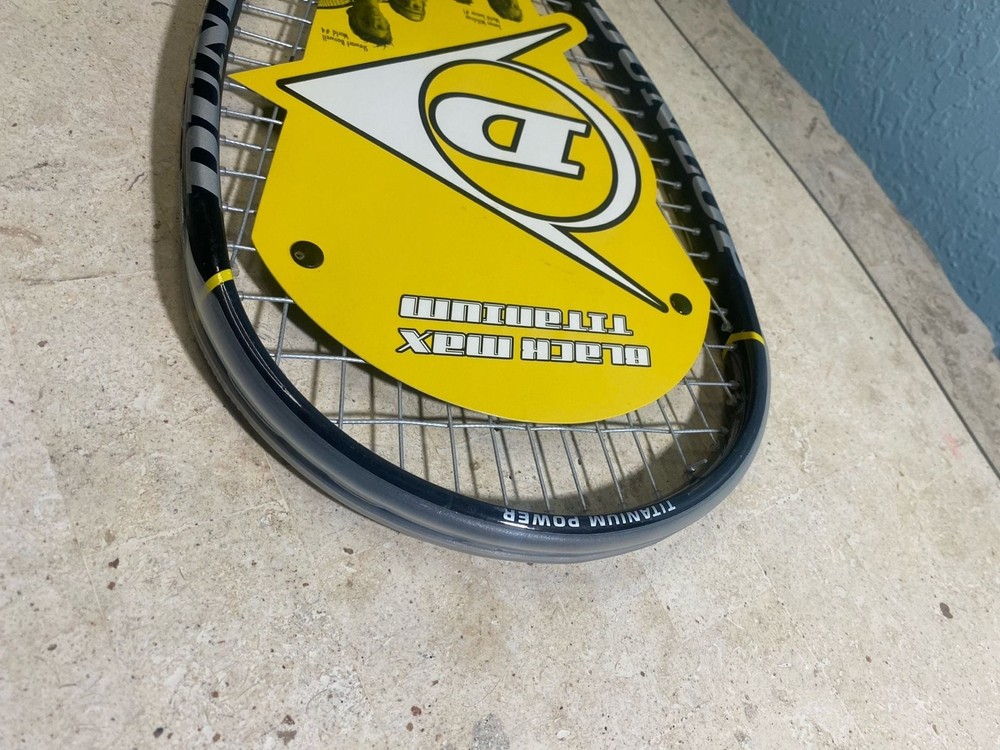 Dunlop Black Max Titanium HL Squash Racket