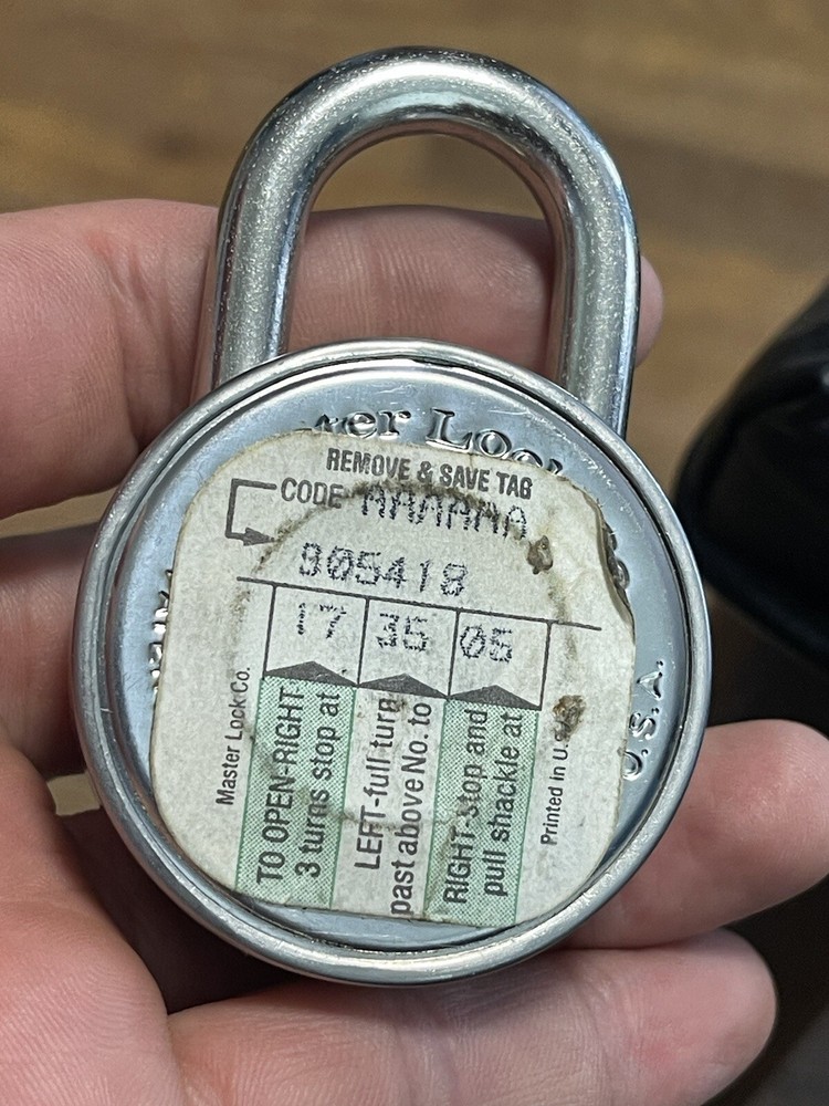 Master Lock Padlock Block Guard Combination Lock