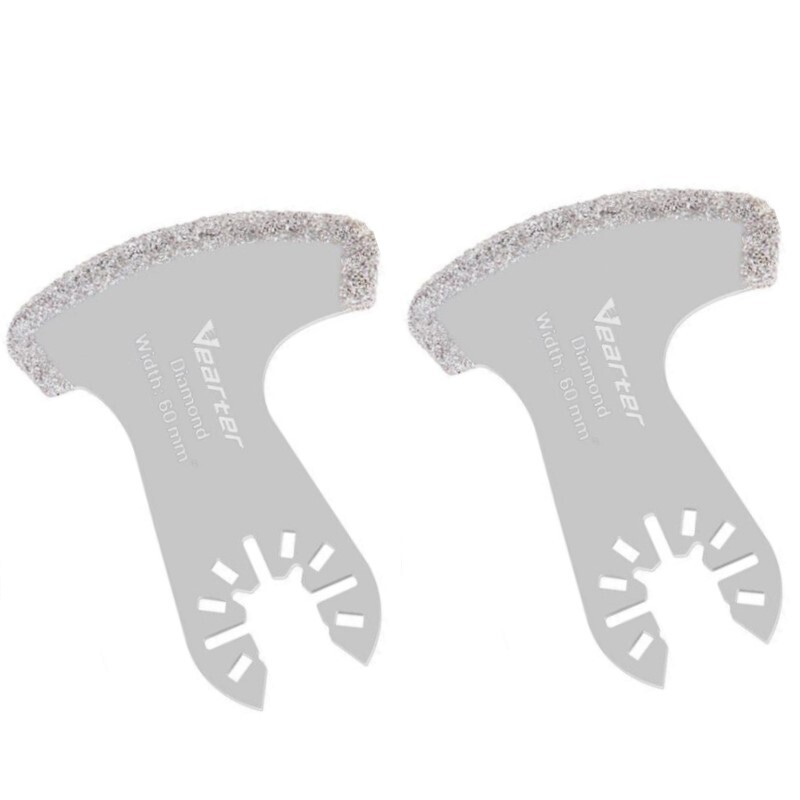 2PCS Diamond Oscillating Multi Tool Blades Mortar Cutting Swing Saw Blade Sets