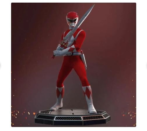 UNPAINTED Power Rangers 3d Printed Model Set