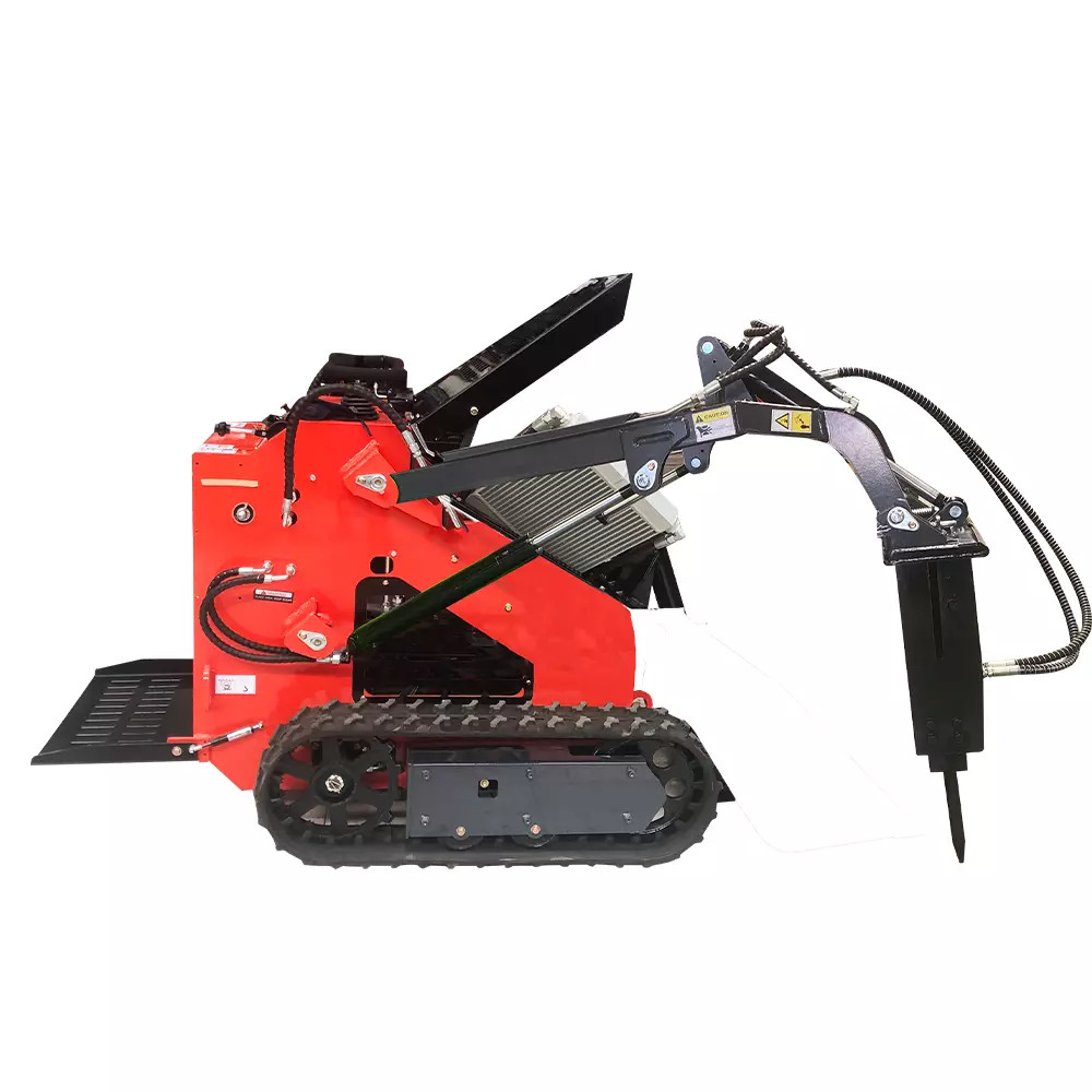 Motooltech Mini Track Skid Steer Loader 23 HP RATO Engine EPA Electric Start