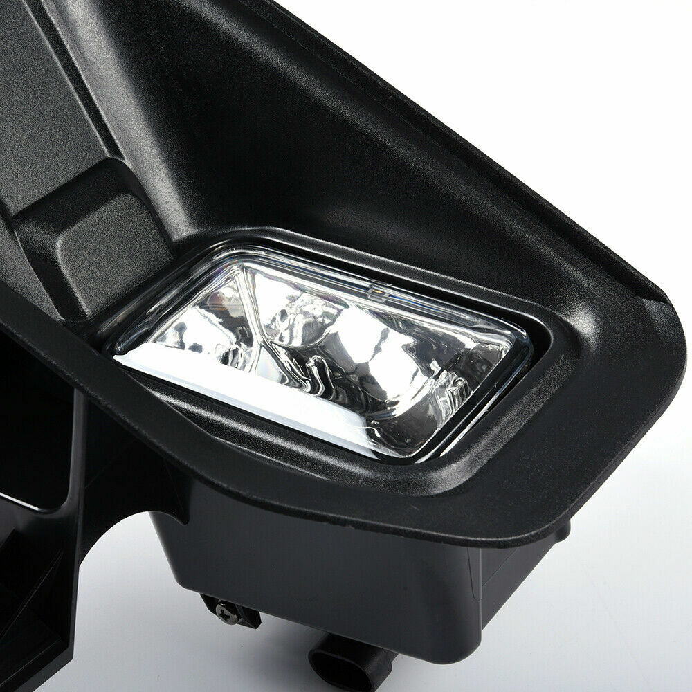 Fit For 2015-2017 Ford F-150 Clear Lens Front Bumper Fog Light Driving Lamps