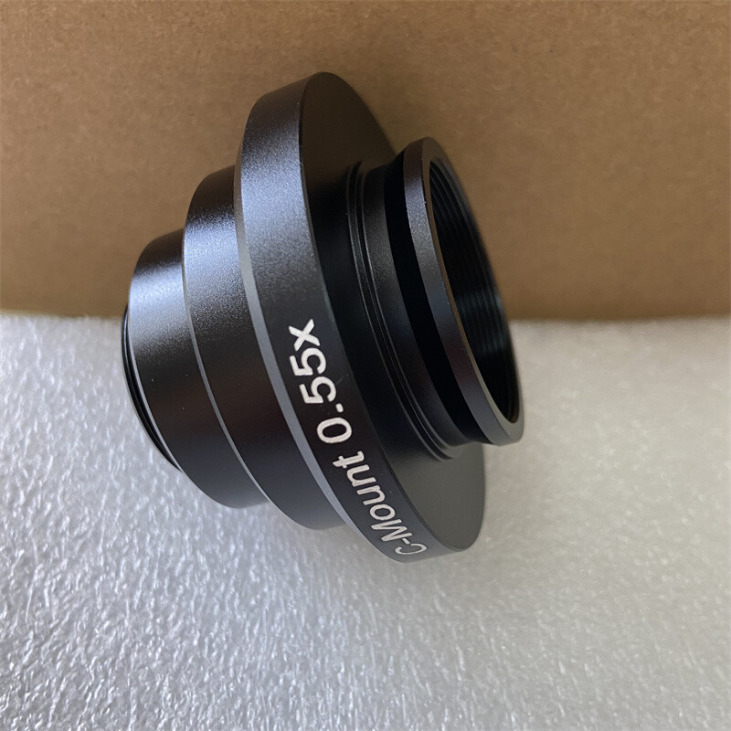 Microscope Camera Adapter 0.55X C mount Relay Lenses for Leica DM Microscope