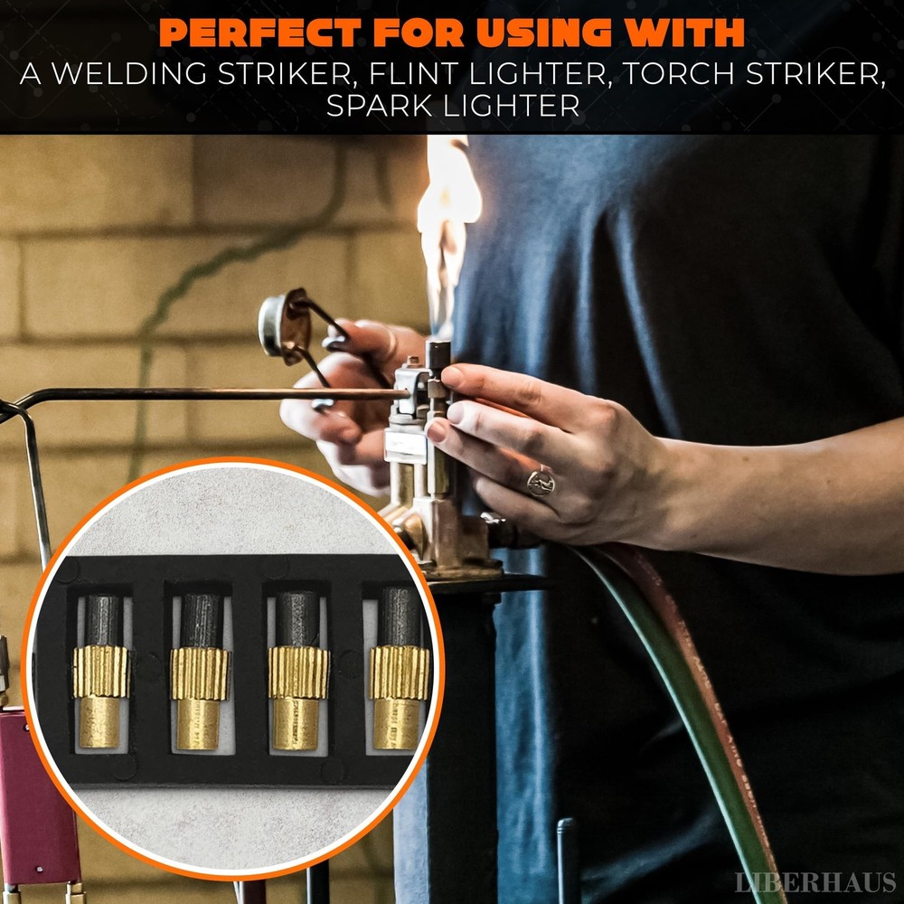 25 Pcs Flint Striker for Torch - Efficient Torch Striker, Compact Spark Light...