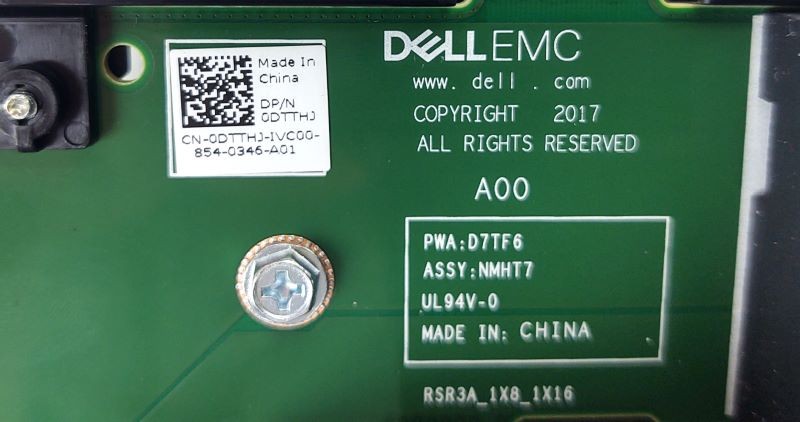 Dell DTTHJ R740 RISER #3 BOARD 4z