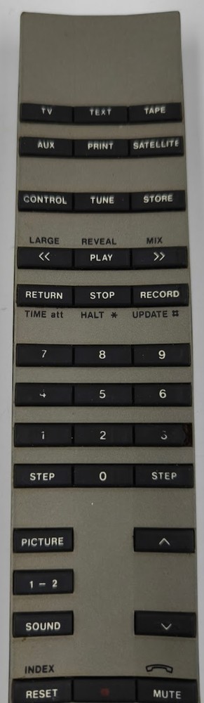 Bang & Olufsen Remote Control - Working, Missing Buttons