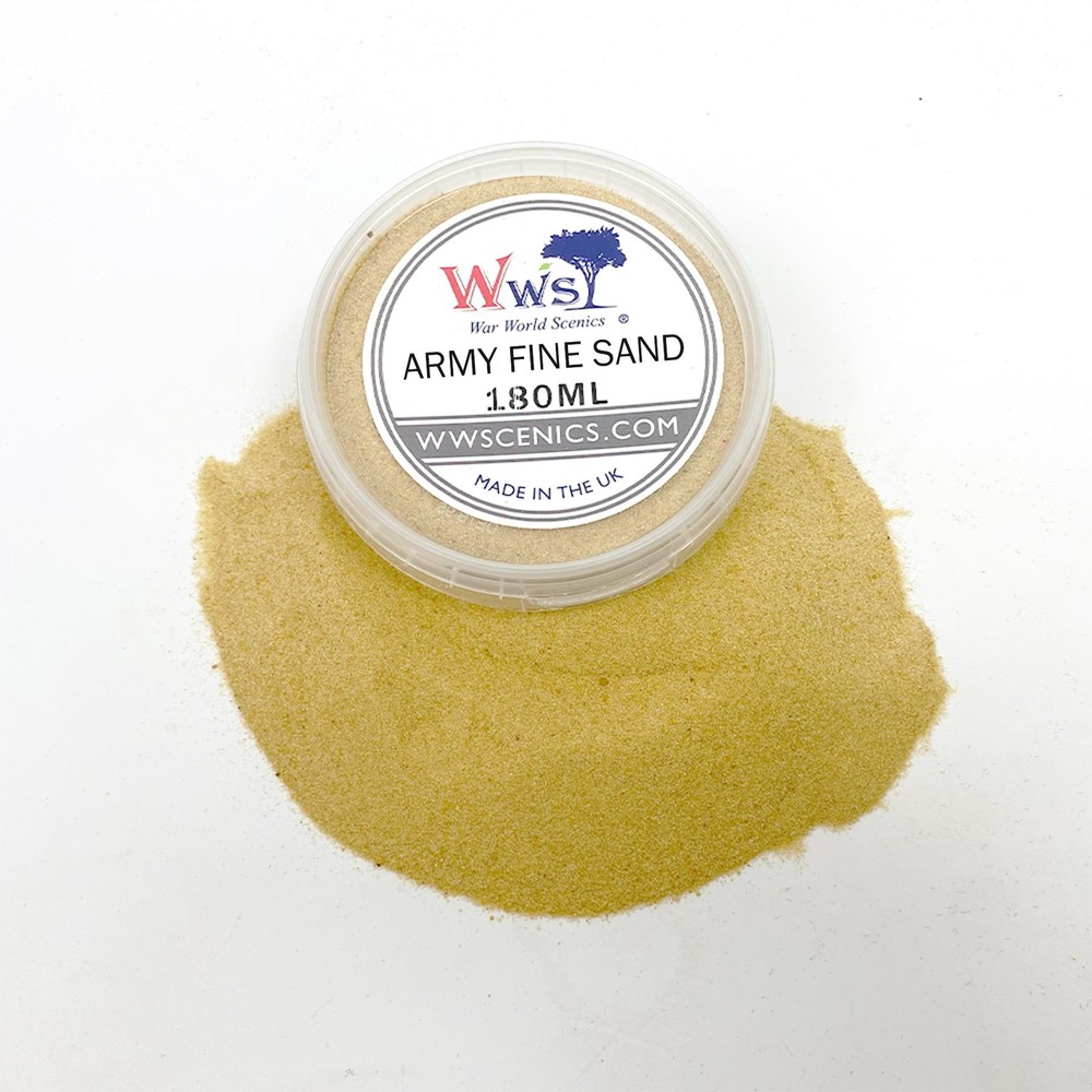 Army Fine Model Sand | Wargame Scenery & Basing Material
