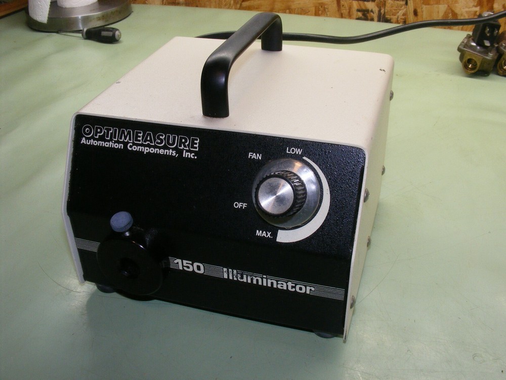 OPTIMEASURE 150 ILLUMINATOR AUTOMATION COMPONENTS INC FIBER OPTIC LIGHT SOURCE