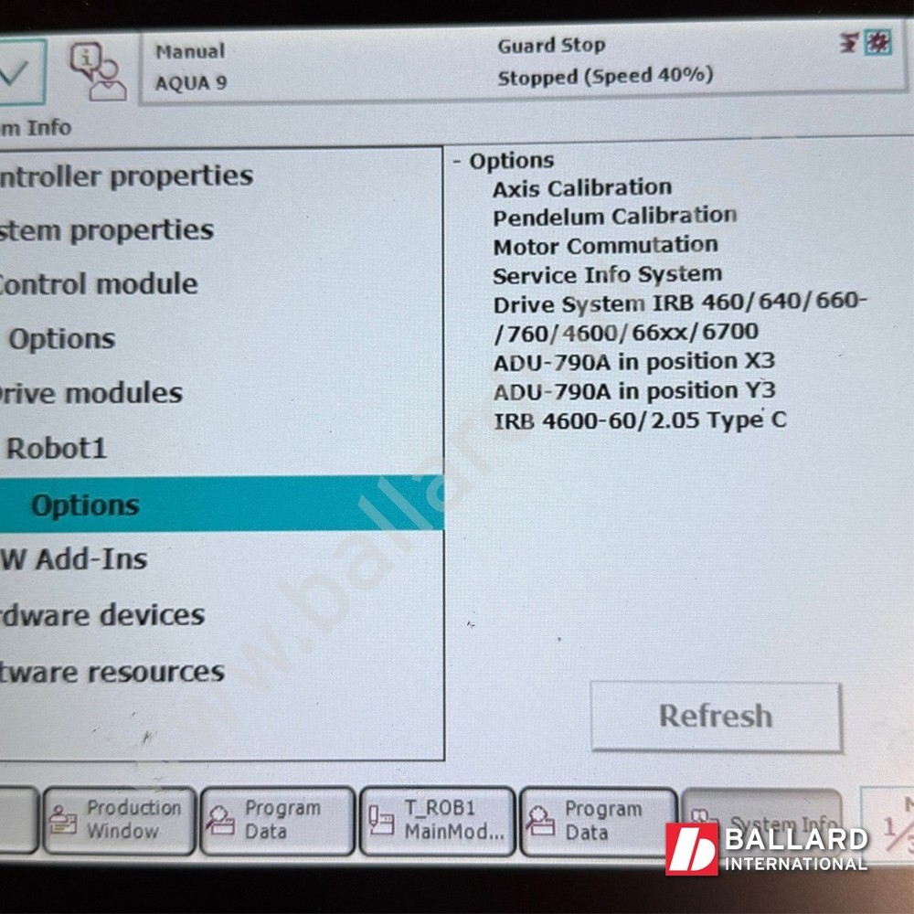 ABB IRB 4600-60/2.5 Complete Robot System w/ IRC5 Controller - 4600-800704