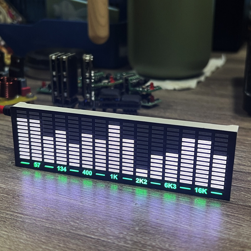 15-segment Spectrum Display LED Sound-controlled Audio Level Indicator VU Meter