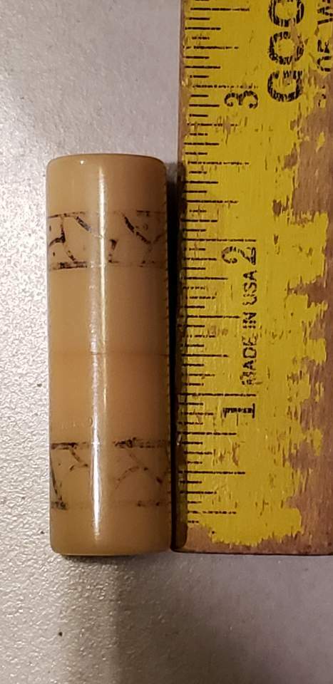 Bakelite ? Thread Roll Holder Case Antique Vintage