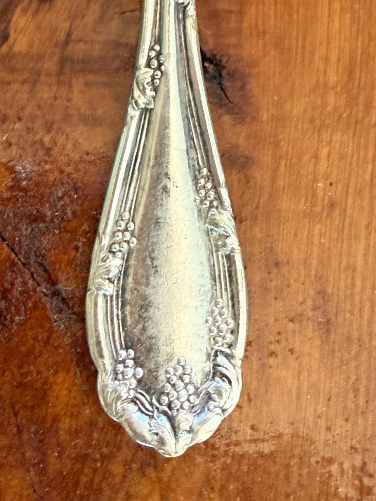 Puritan Silver. Co 1914 GRAPE Silverplate 5&7/8” Teaspoon
