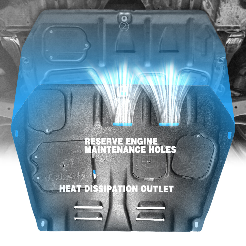 For Toyota Highlander 2010-2012 Under Engine Splash Guard Front Engine Mud Flaps