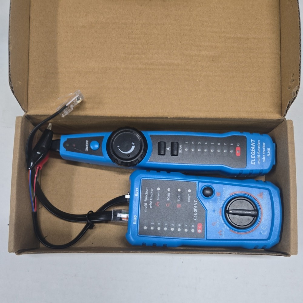 Elegiant Multi-function Wire Tracker Cable Tester RJ11 RJ45 BNC EN61010-1