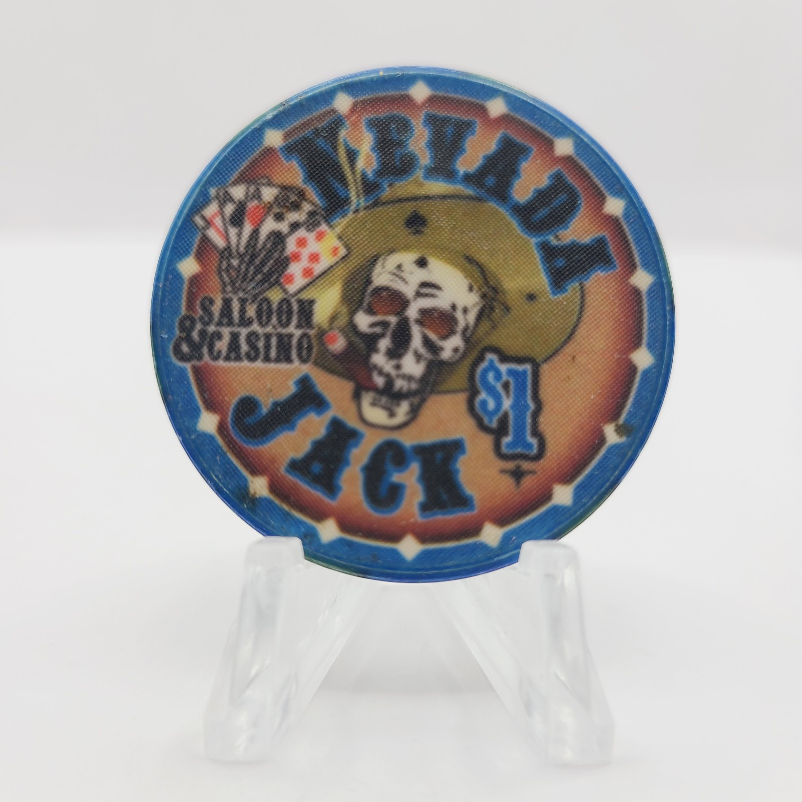 Nevada Jack Saloon Casino "VERY COOL FANTASY" $1 Casino Chip