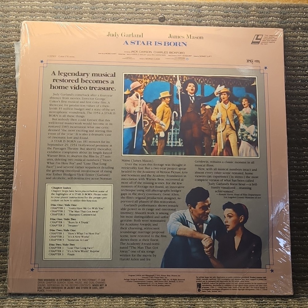 A Star Is Born (Laserdisc)