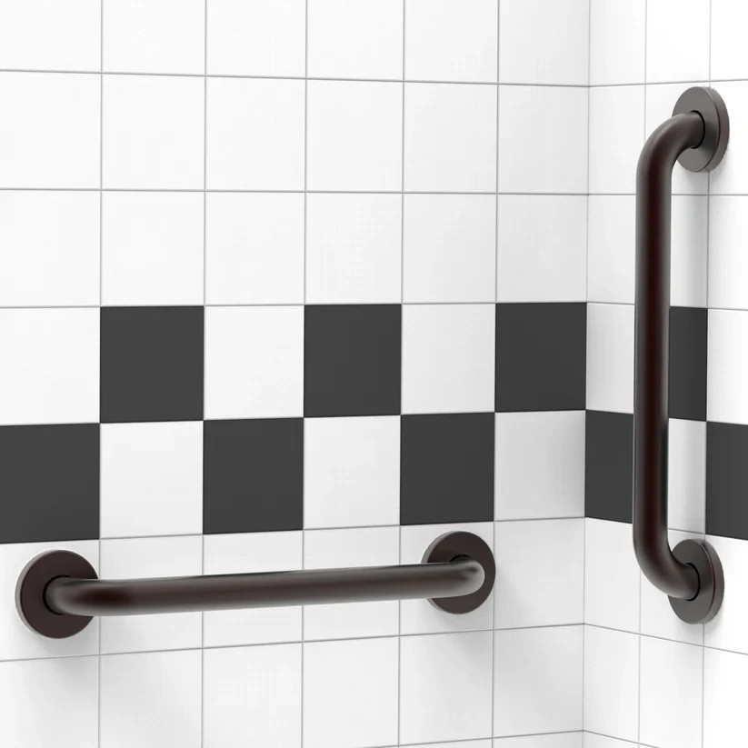 16 inch Bathroom Grab Bar 304 Stainless Steel 500lbs Loading Oil Rubbed Bronze