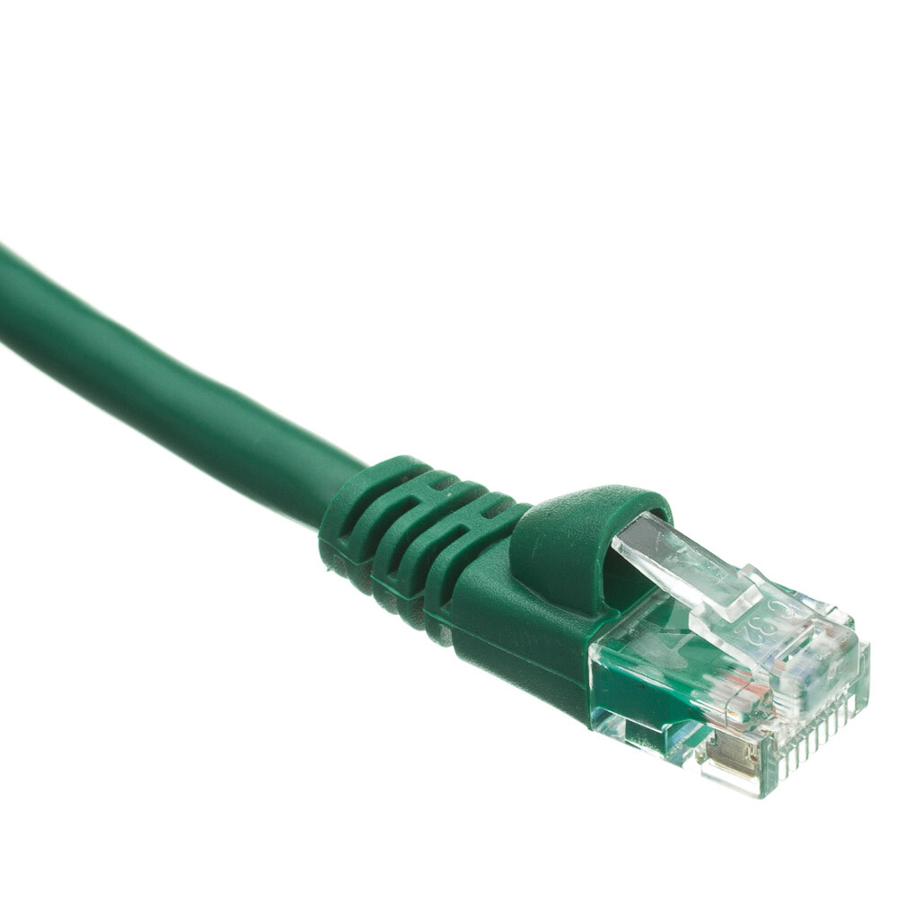 Snagless 3 Foot Cat5e Green Network Ethernet Patch Cable