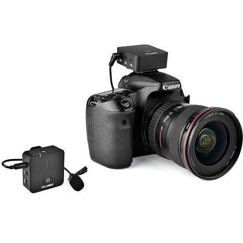 Yelangu MX5 Levalier Digital Wireless Microphone System for Cameras & Smartpho