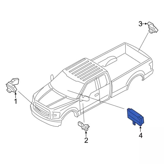 Genuine Ford Control Module ML3Z-14G647-U