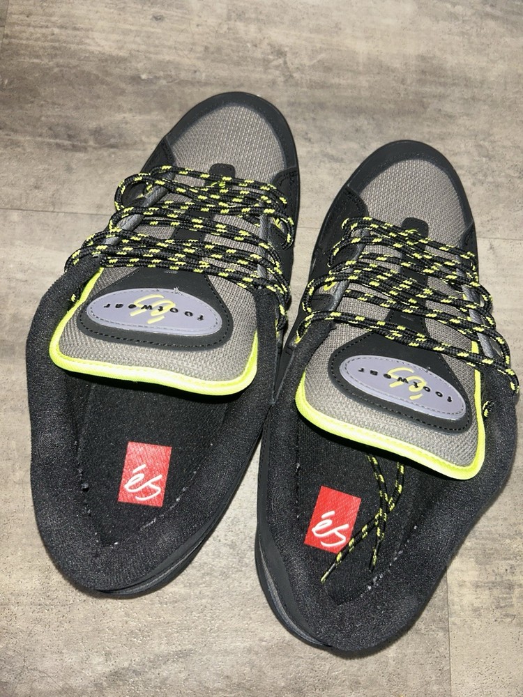 éS Shoes One Nine 7 - Black/Lime