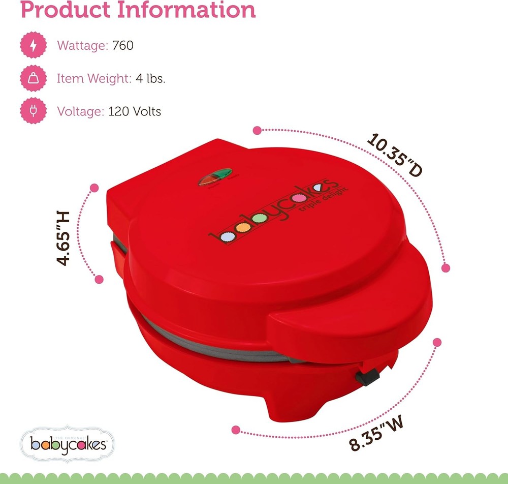 3-in-1 Dessert Maker with Dessert Pan