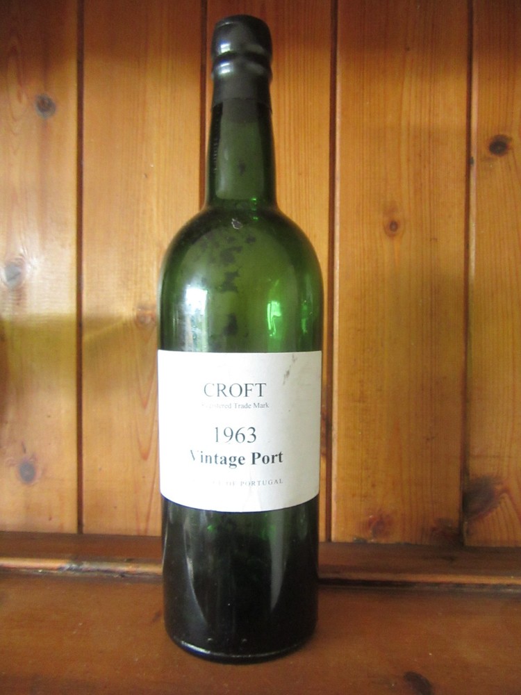 1963 Croft  Vintage Port -  - Empty Bottle .