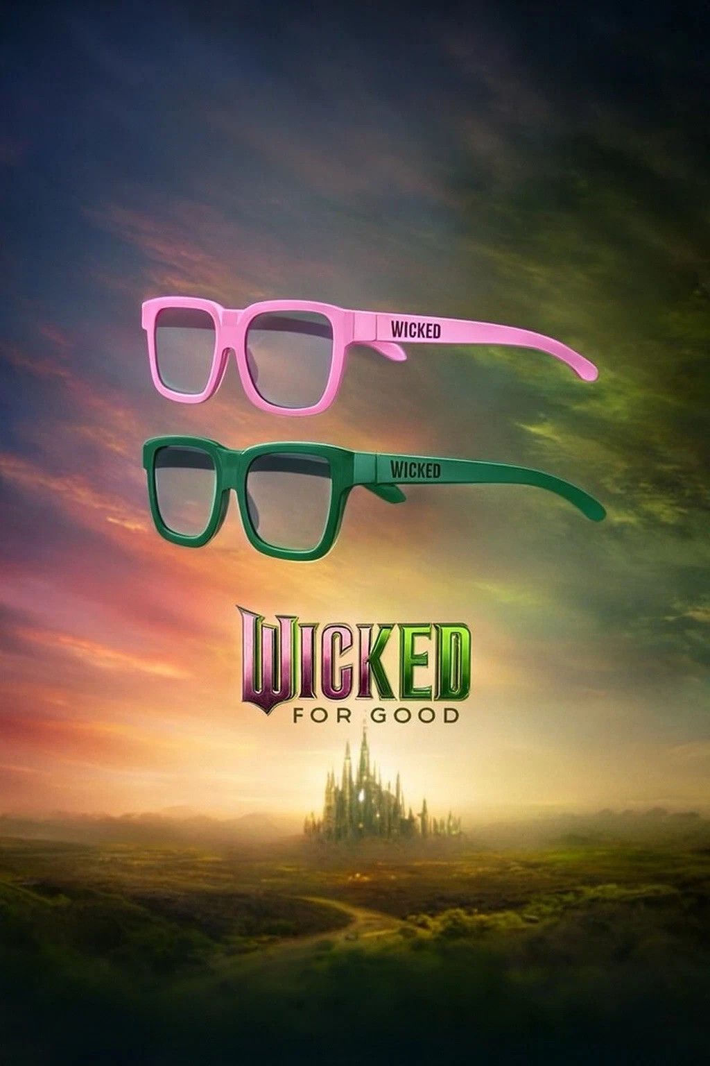 Wicked: For Good Glinda & Elphaba Real D 3D Glasses (2025)
