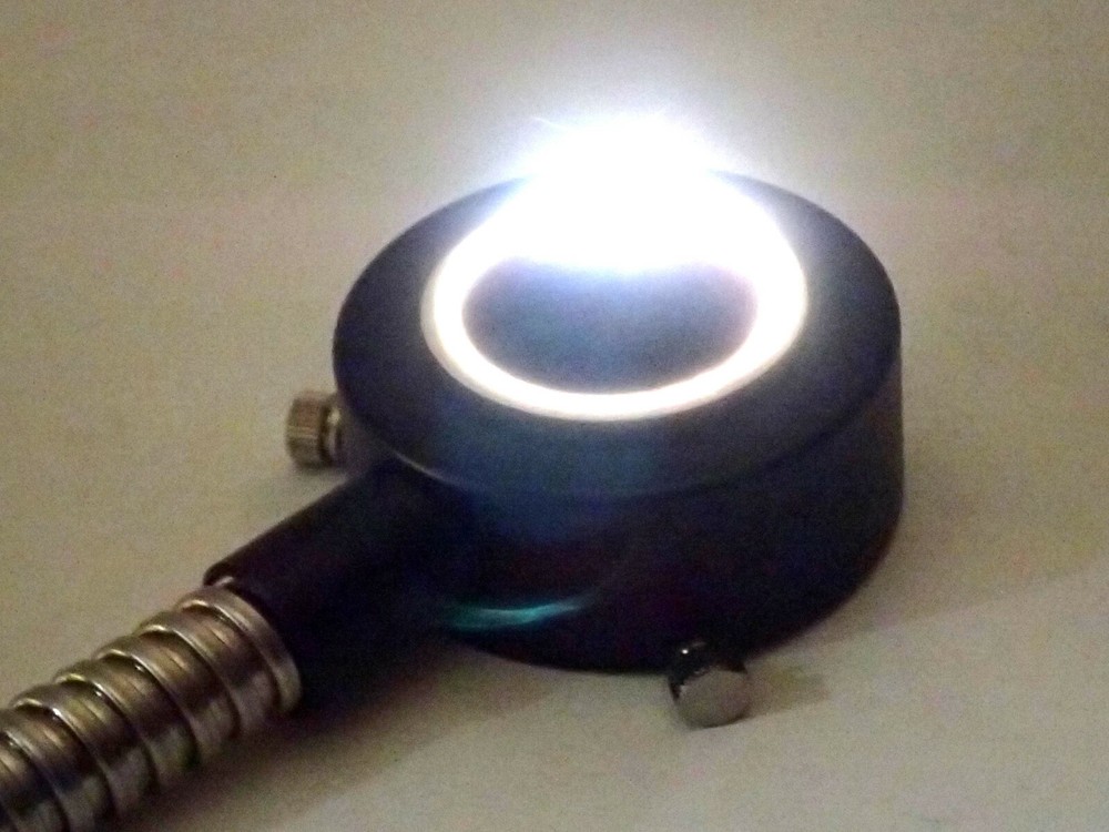 MORITEX FIBER OPTIC RING LIGHT / FIBER OPTIC ILLUMINATOR, TESTED & WORKING!