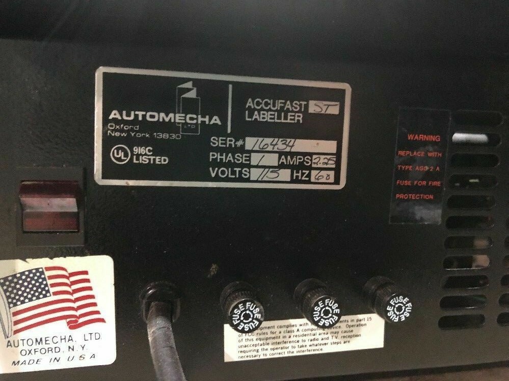 AUTOMECHA ACCUFAST ST LABELLER