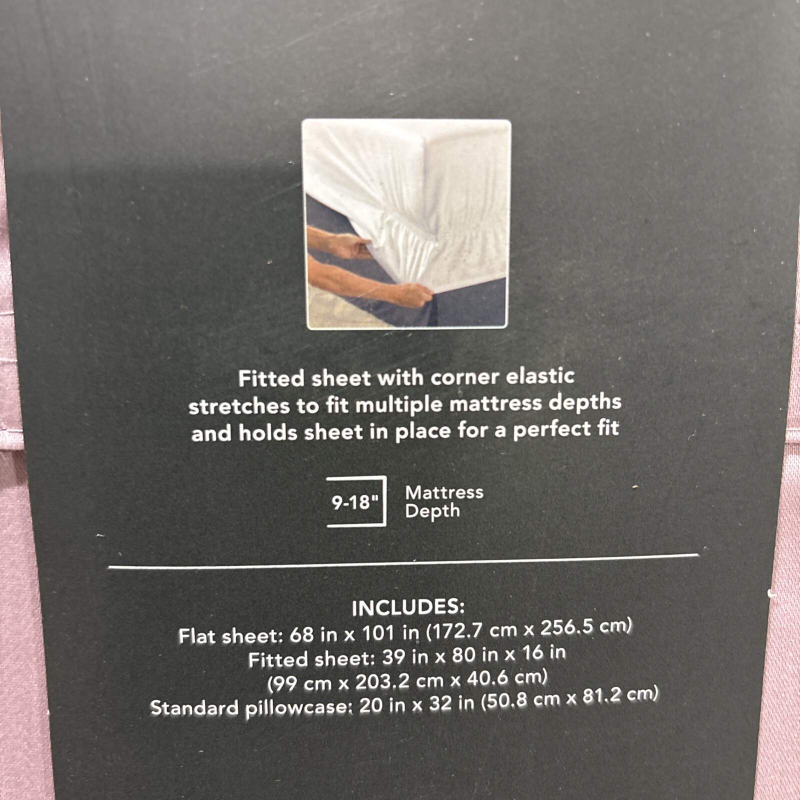 Twin XL 400 Thread Count Performance Sheet Set Rose Marble Threshold