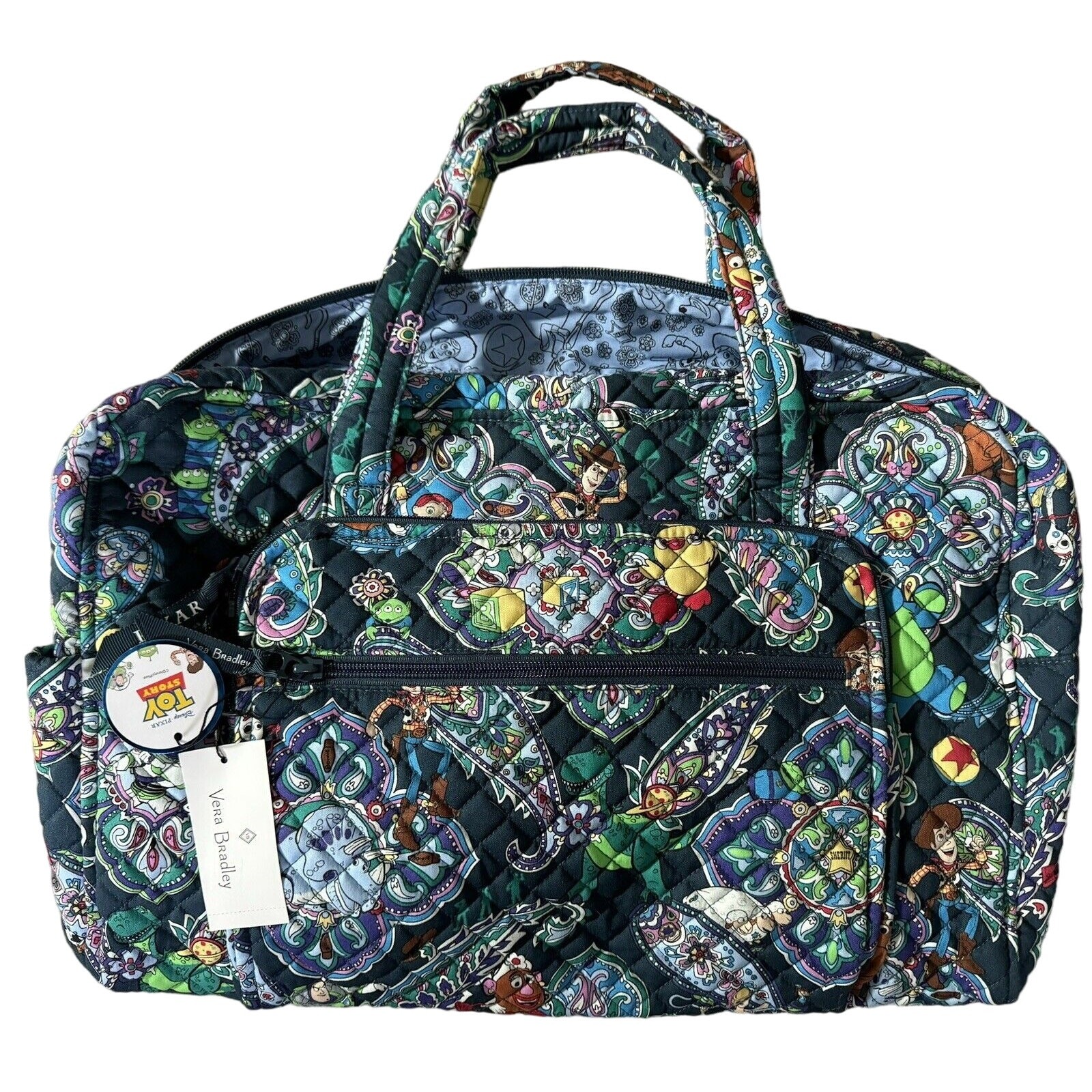 Vera Bradley Pixar Toy Story Andy’s Room Weekender Travel Bag NWT