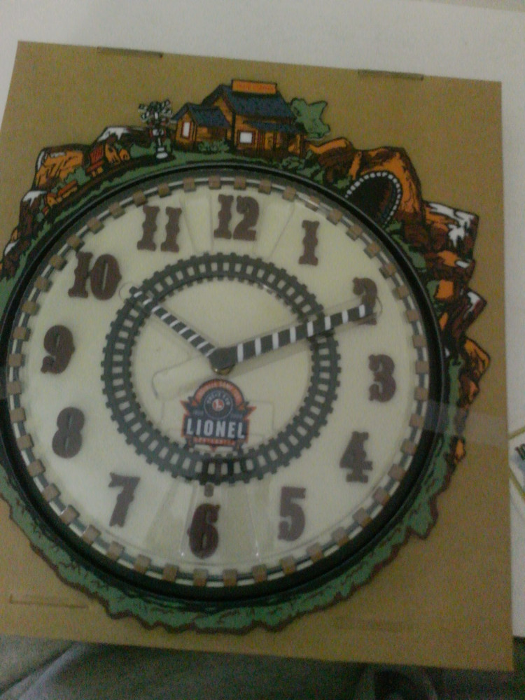 Lionel 100th Anniversary Animated Train Wall Clock