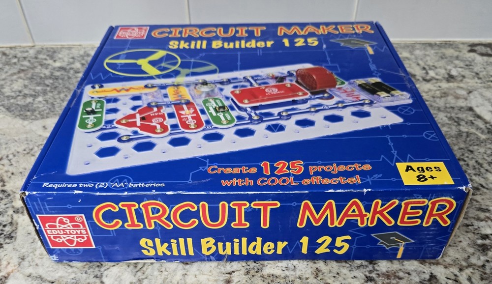 Edu-Toys Circuit Maker, 125 Electronics Projects - Elenco Snap Circuits, STEM