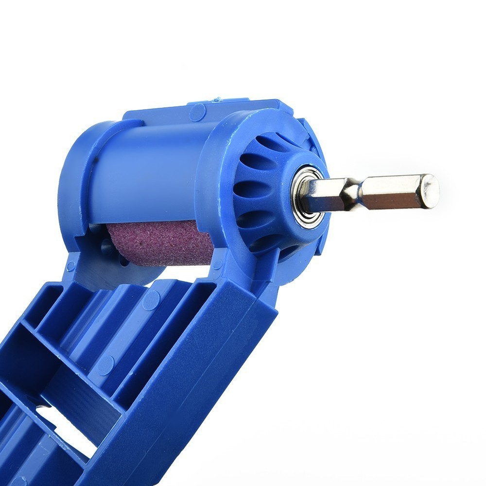 Portable Drill Bit Sharpener Sharpening Tool Corundum Resisting Grinding Wheel