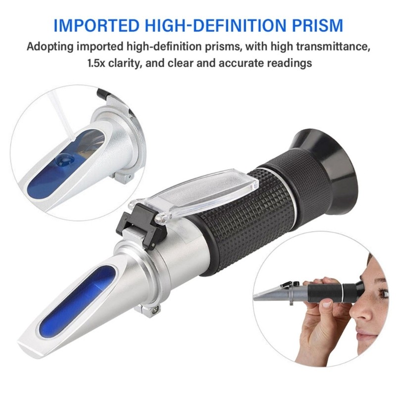 Permanent Aluminum Refractometer for Battery Electrolytic and Windshield Washer