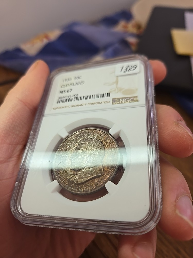 1936 Half Dollar Cleveland NGC MS67
