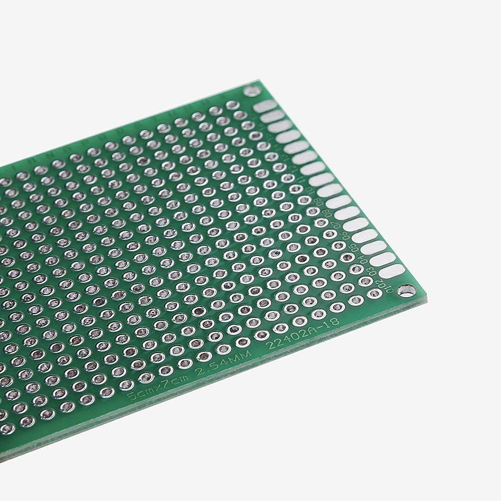 32 Pcs Double Sided PCB Board Prototype Kit for DIY Soldering with 5 Sizes
