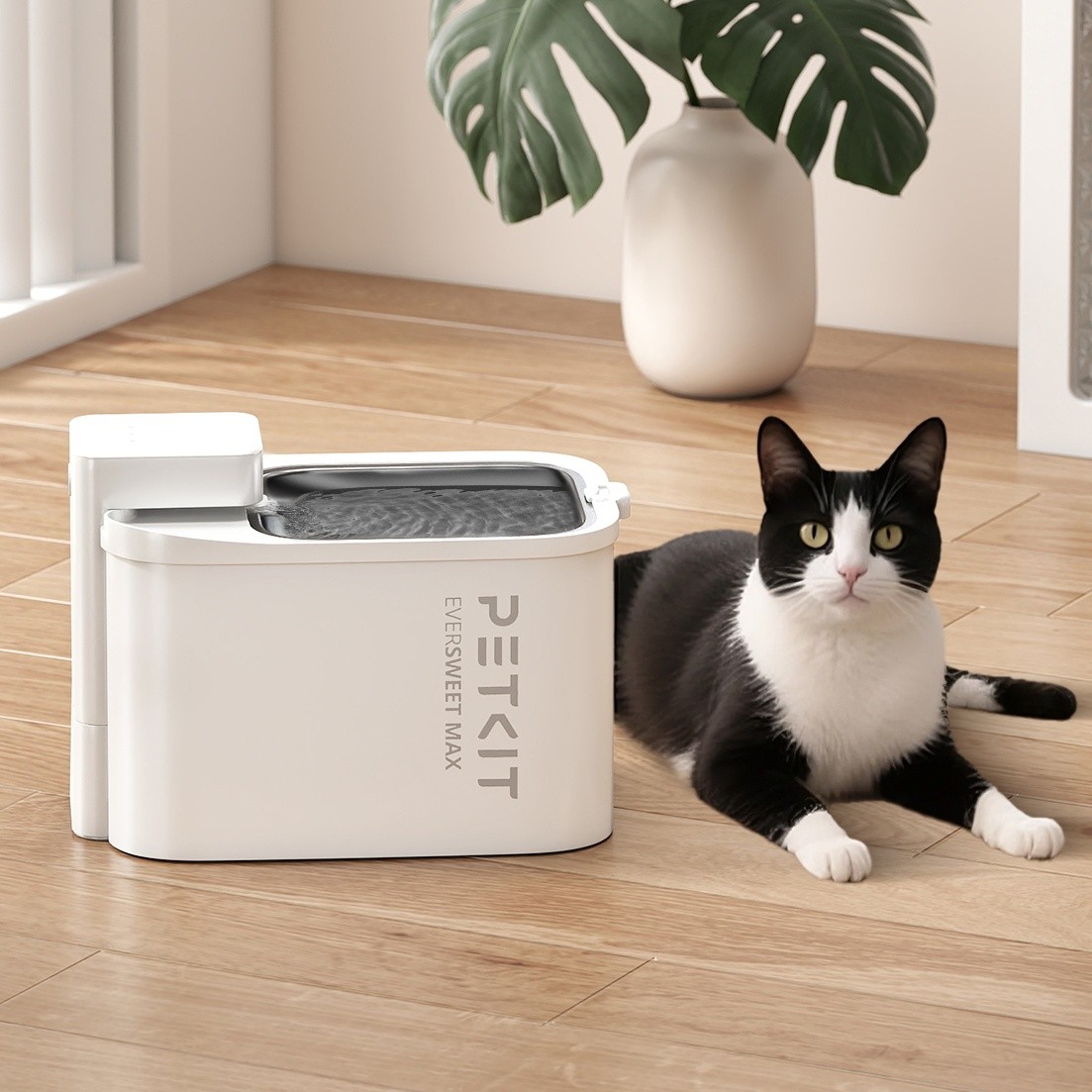 PETKIT Cat Water Fountain 105oz/3L Automatic Pet Dog Water Fountain- Cordless