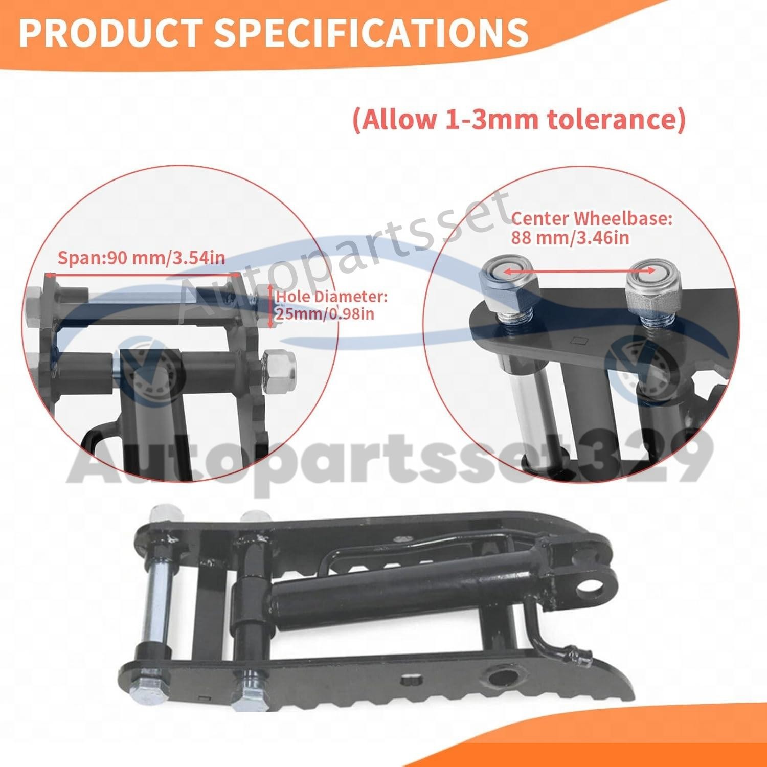Mini Excavator Attachment Three Holes Hydraulic Clip Thumb for Small Digger