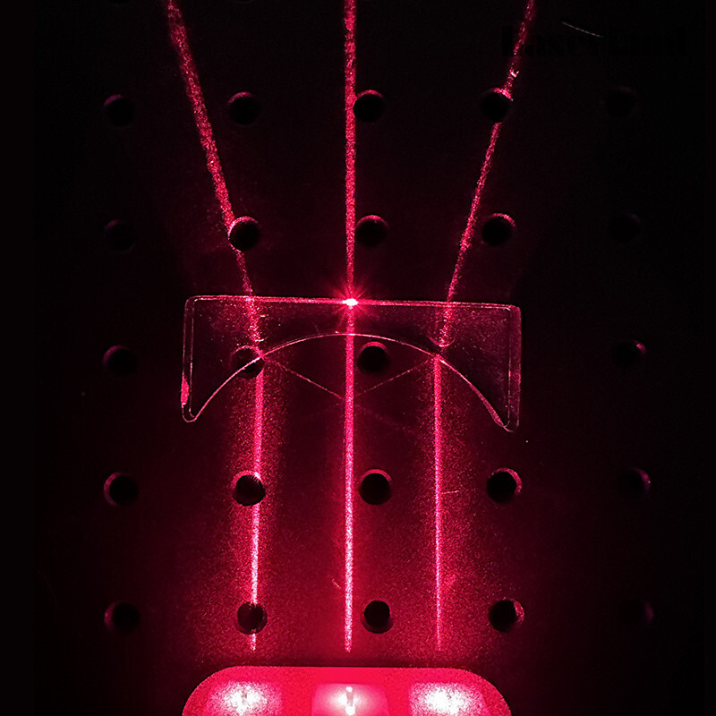 6PC Optical Plastic Prism for Teaching Physics Principle Light Experiment