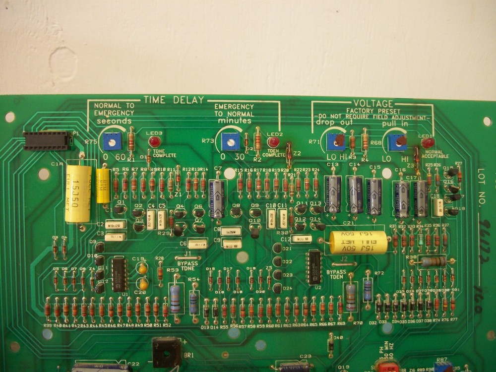 KOHLER AUTOMATIC TRANSFER SWITCH MOTHERBOARD PCB ASSEMBLY B-320689