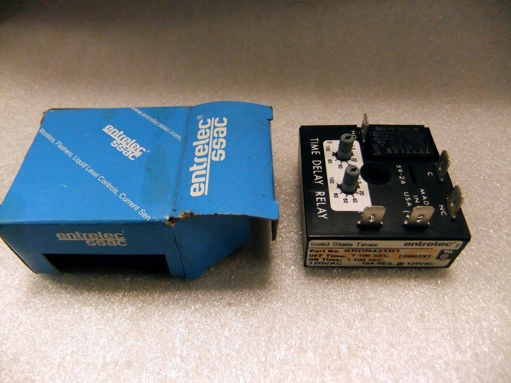 ENTRELEC KRDR421B1 RECYCLING TIMER 1-100 SEC