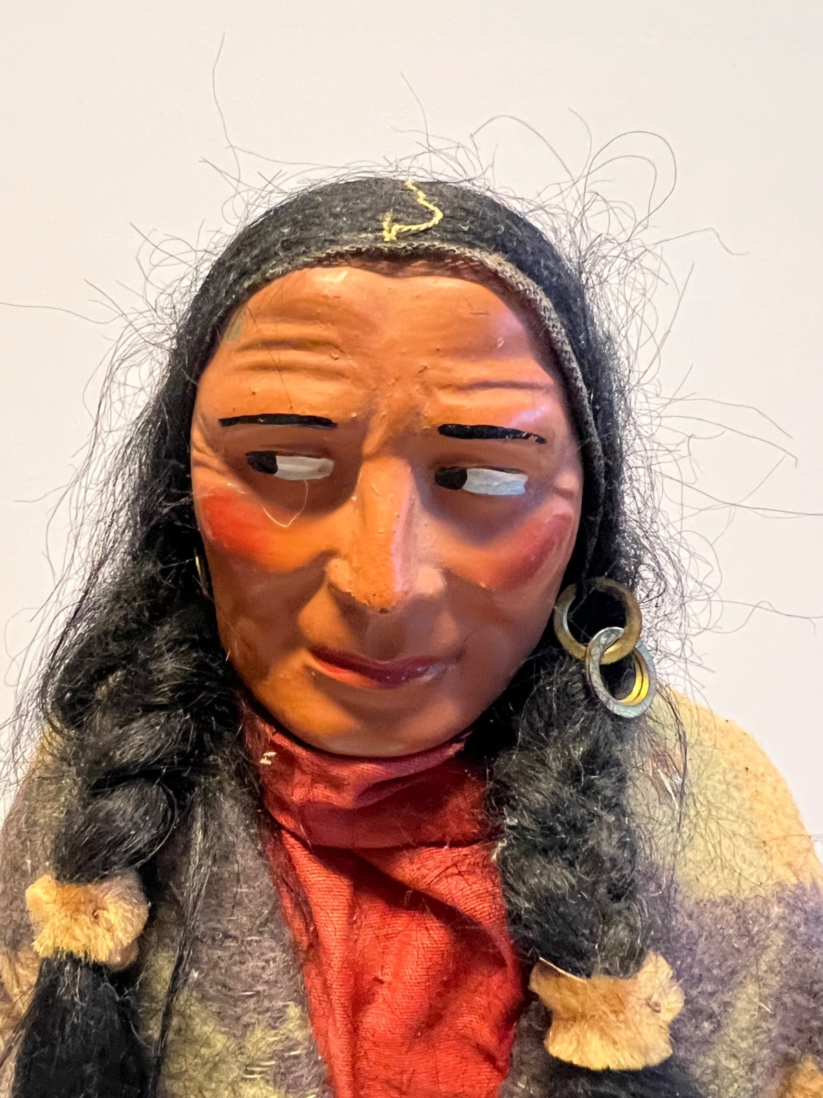 Antique Original Native American Skookum Doll ("Bully Good" Doll) Early 1900's