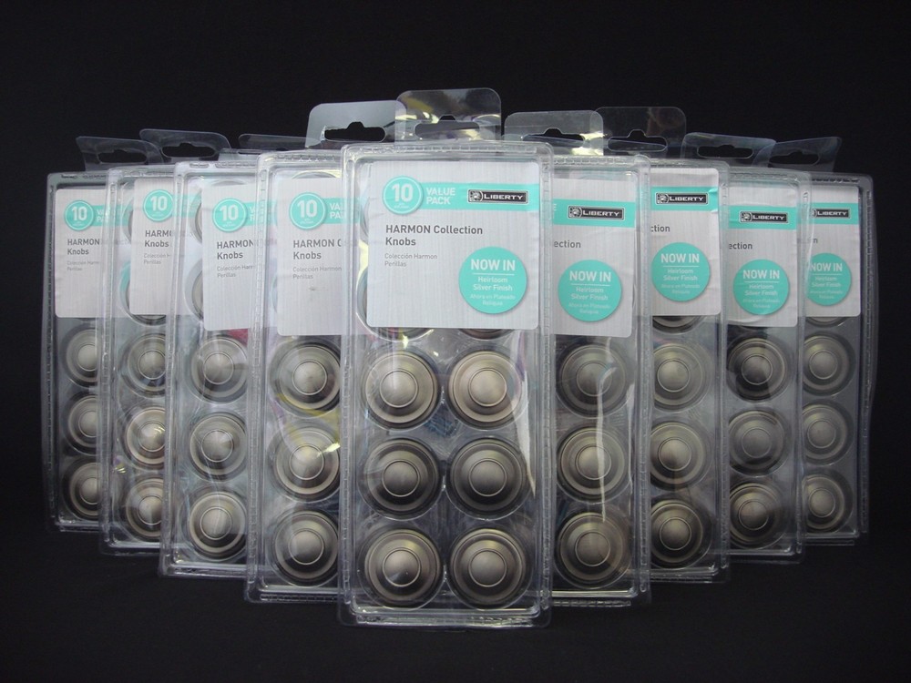150 Liberty Harmon Collection 1 3/8" Knobs Heirloom Silver Finish Knob