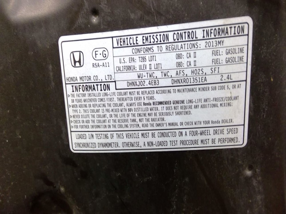 CR-V 2013 Transmission Shift 980698