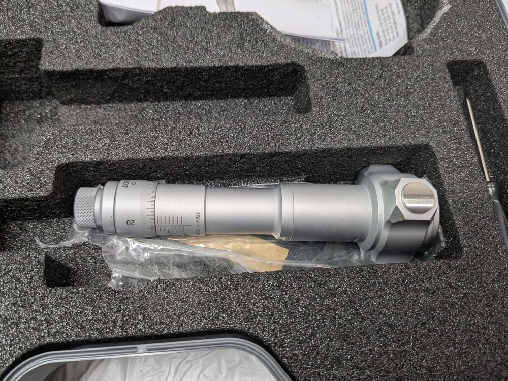 TESA Brown & Sharpe Mechanical Inside Micrometer 2 to 2.4" Range 00881902