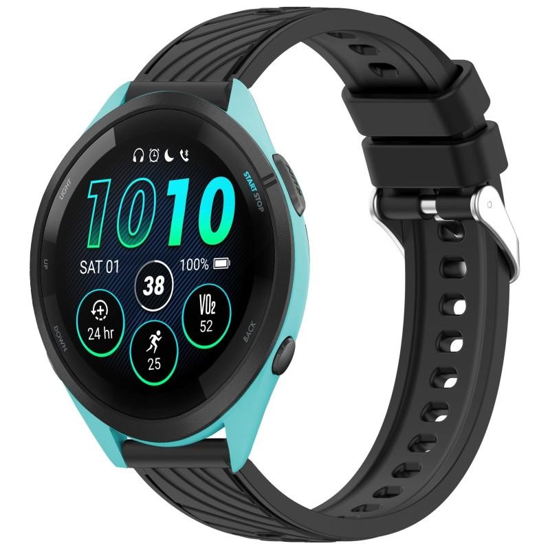 Garmin Forerunner 265 Silicone Strap 22mm Stripe Texture Black